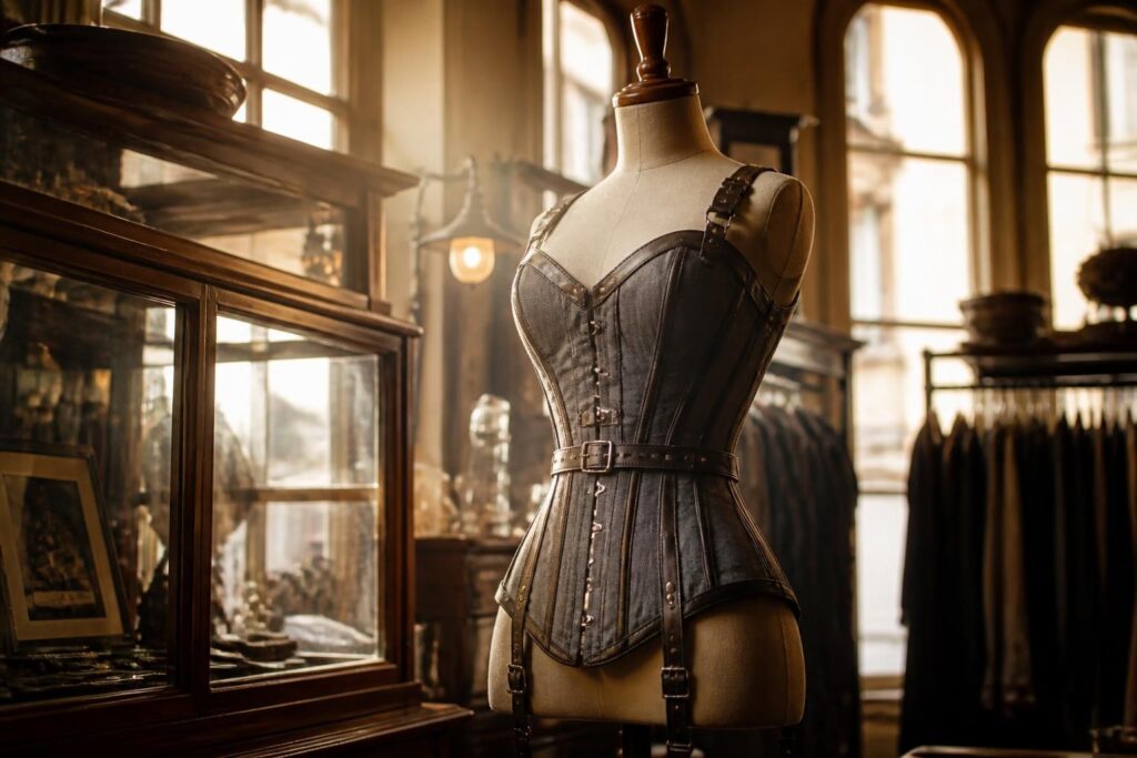 découvrez comment le corset baleiné et son serrage révèlent les traits cachés de votre personnalité érotique, entre mystère et séduction.