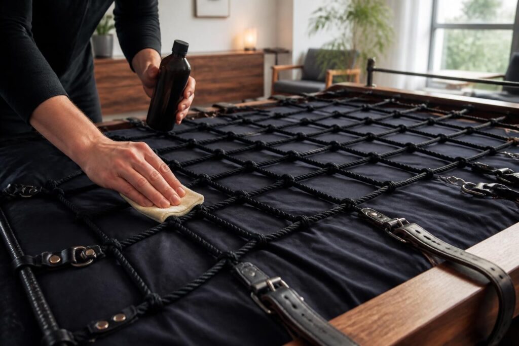 découvrez nos conseils pratiques pour entretenir et prendre soin de votre filet de bondage pour lit, afin d'assurer sa durabilité et son confort.