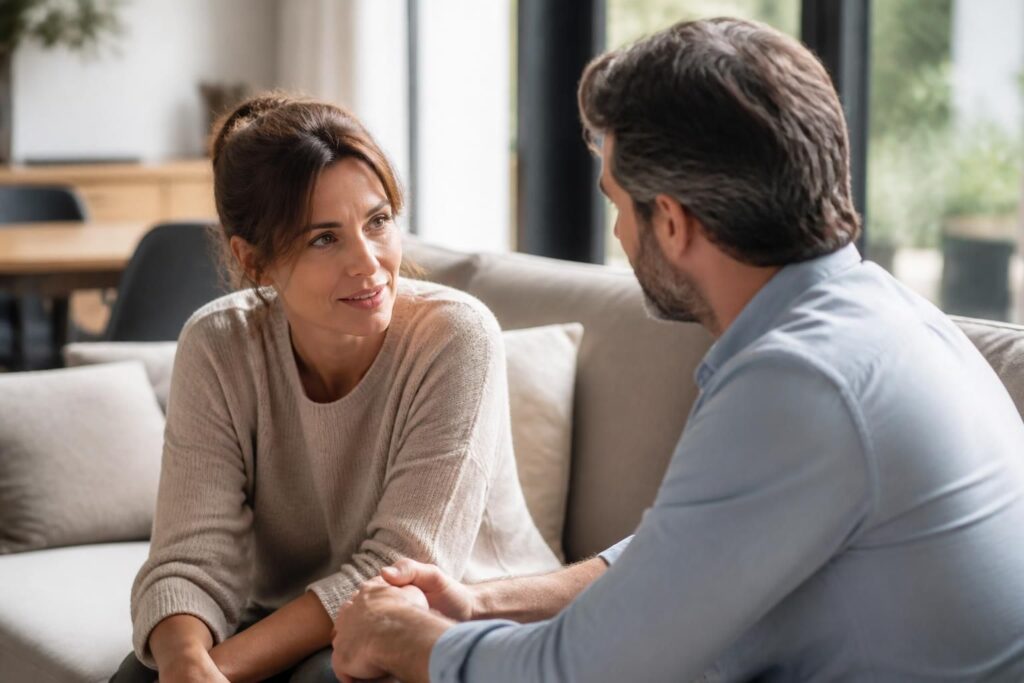 découvrez comment aborder le sujet de l'edging masculin avec votre partenaire en toute confiance et sans gêne, grâce à nos conseils pour une communication ouverte et respectueuse.