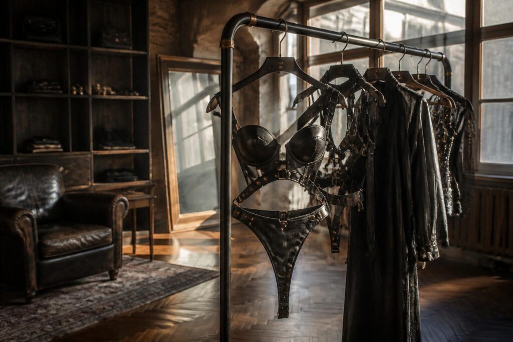 découvrez comment intégrer la lingerie en cuir style dominatrice à votre garde-robe intime pour exprimer confiance et audace avec élégance.