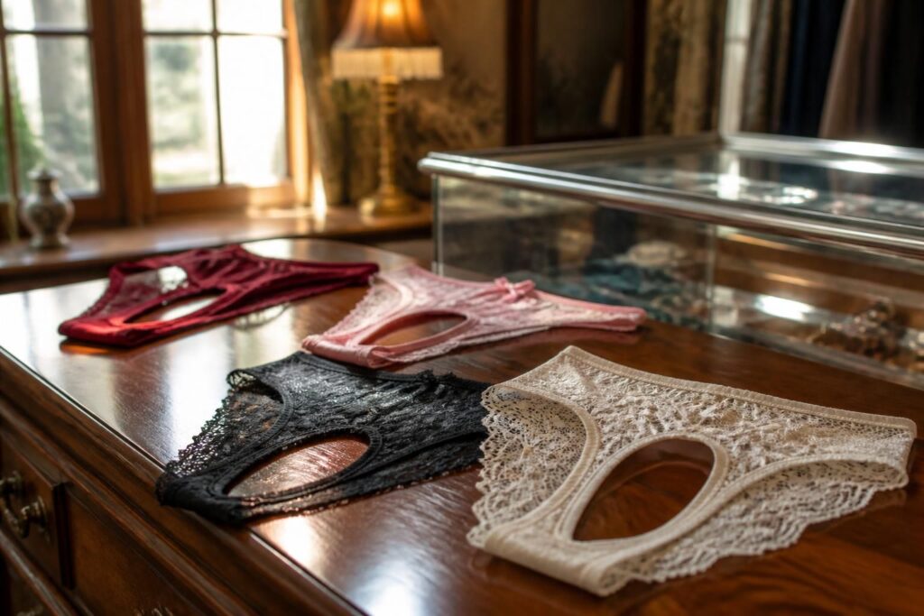 découvrez les différentes variantes de la culotte ouverte crotchless pour allier confort et sensualité en toute occasion.