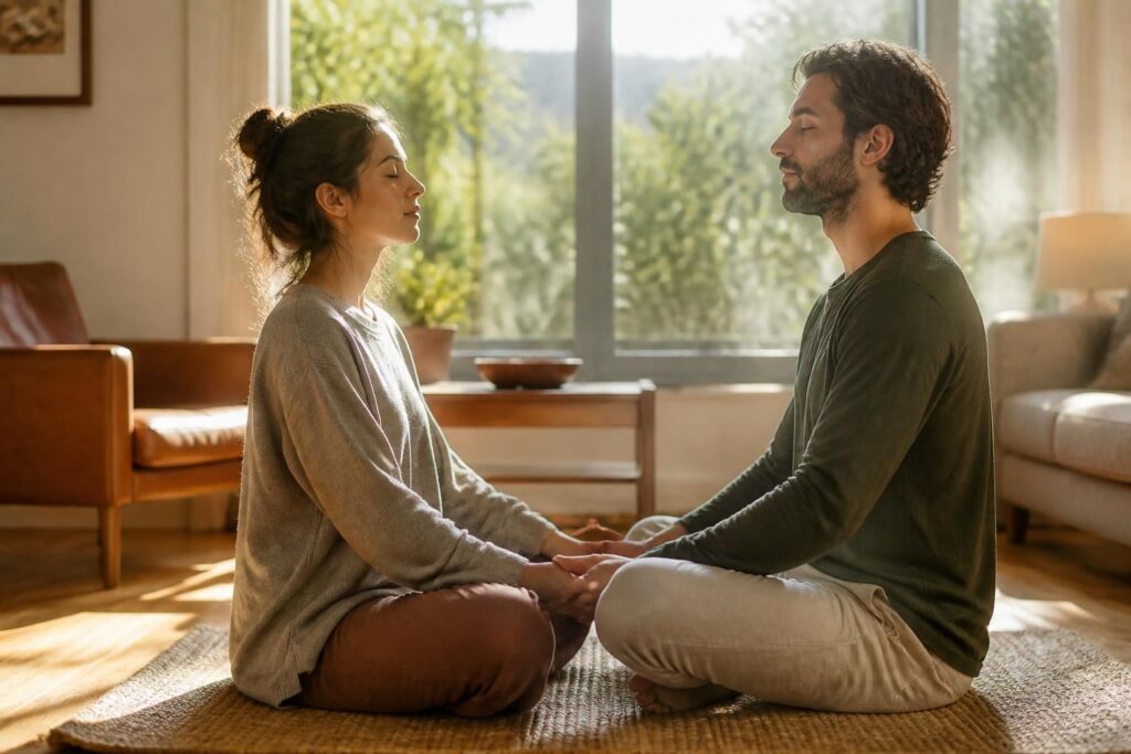 découvrez comment débuter la respiration synchronisée en tantra, une pratique accessible même pour les novices, et explorez ses bienfaits pour le corps et l'esprit.