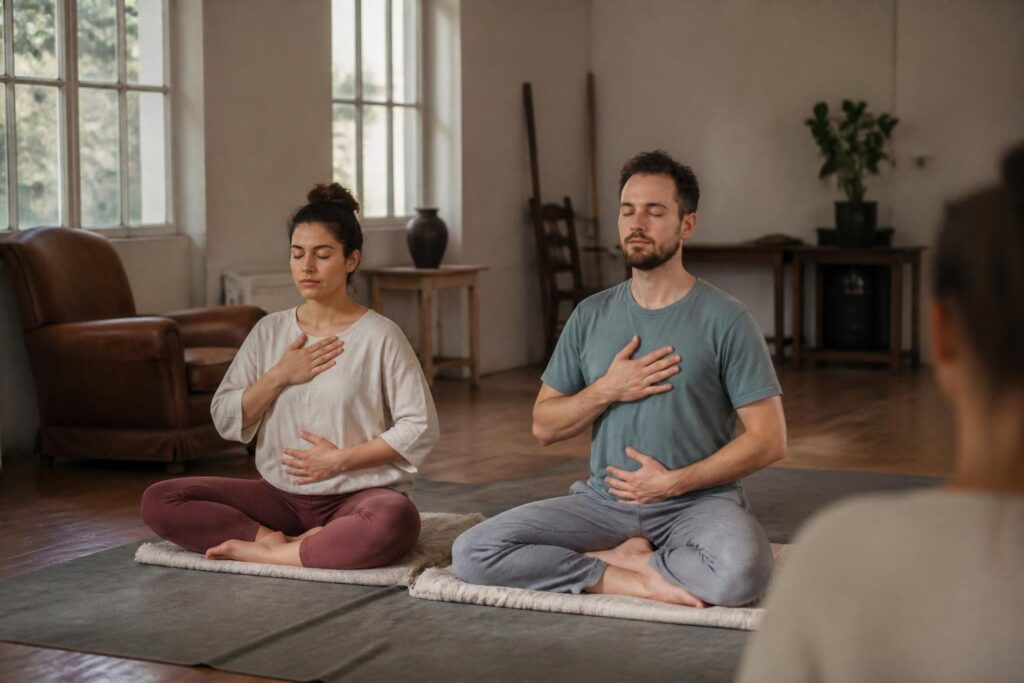 découvrez les bases indispensables de la respiration synchronisée en tantra pour débutants et apprenez à harmoniser votre souffle pour mieux ressentir l'énergie et la connexion.