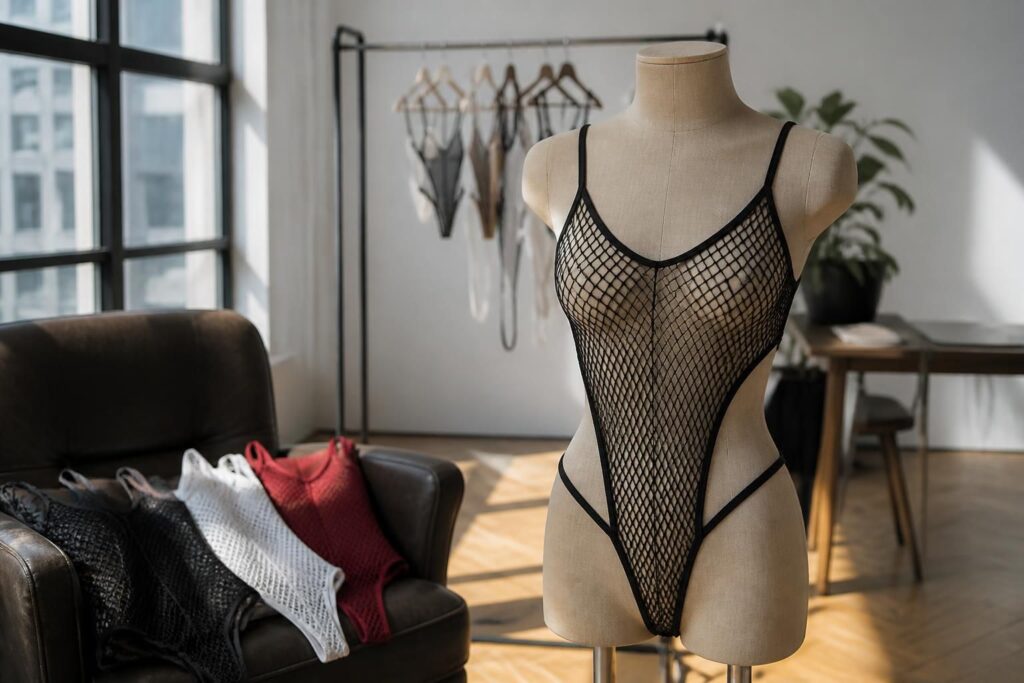 découvrez les différentes variantes du body string en résille, un incontournable pour un style audacieux et élégant. guide complet pour choisir le modèle parfait.