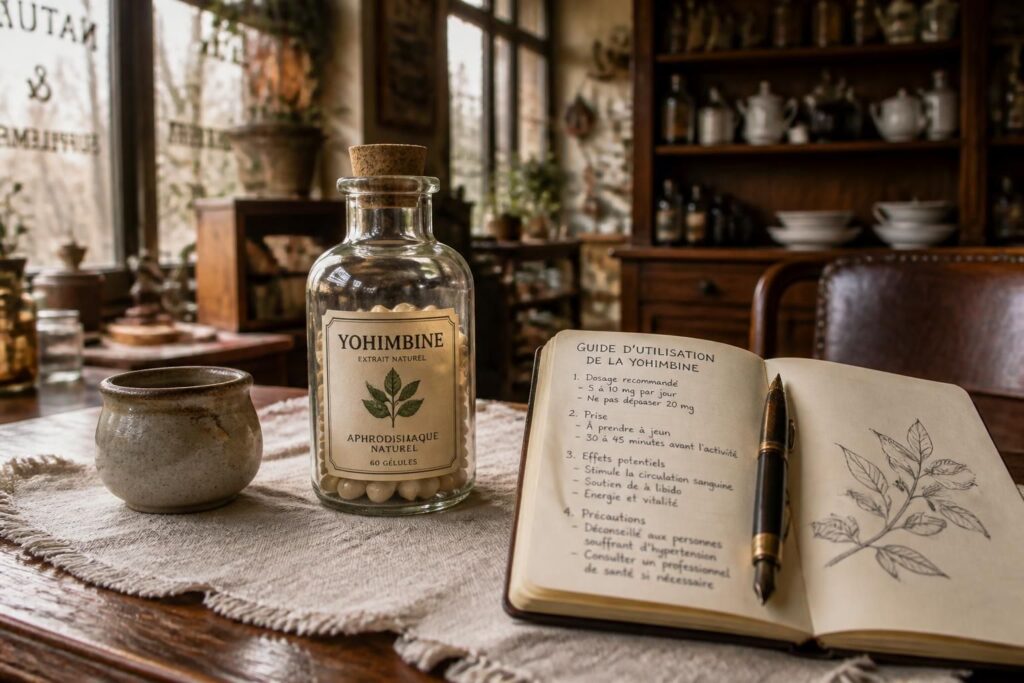 découvrez tout ce qu'il faut savoir sur la yohimbine, un aphrodisiaque naturel : son utilisation, ses bienfaits et comment l'employer en toute sécurité pour améliorer votre vie intime.
