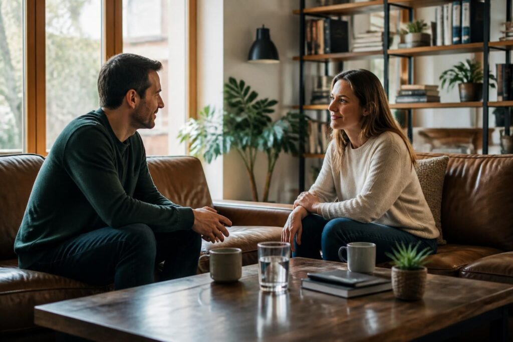 découvrez comment aborder le sujet de l'orgasme par hypnose vocale avec votre partenaire pour renforcer votre intimité et vivre une expérience unique en couple.
