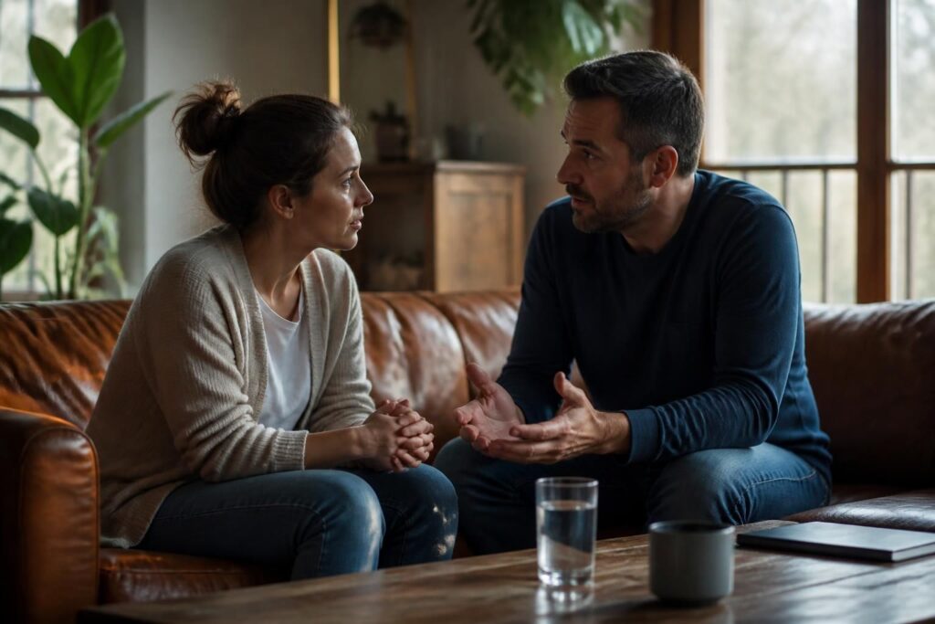 découvrez comment aborder avec votre partenaire le sujet délicat de la reconstruction vaginale après l'accouchement, pour une communication ouverte et bienveillante.