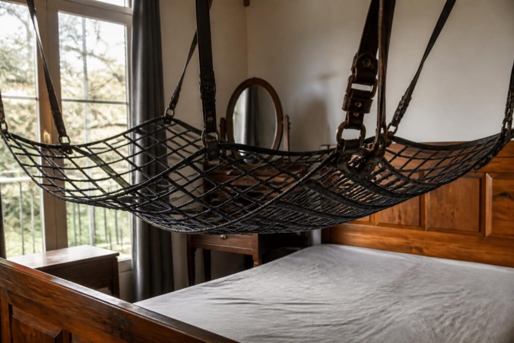découvrez notre présentation détaillée du filet de bondage pour lit : explorez son fonctionnement, les sensations qu'il procure, et des avis pour mieux choisir.